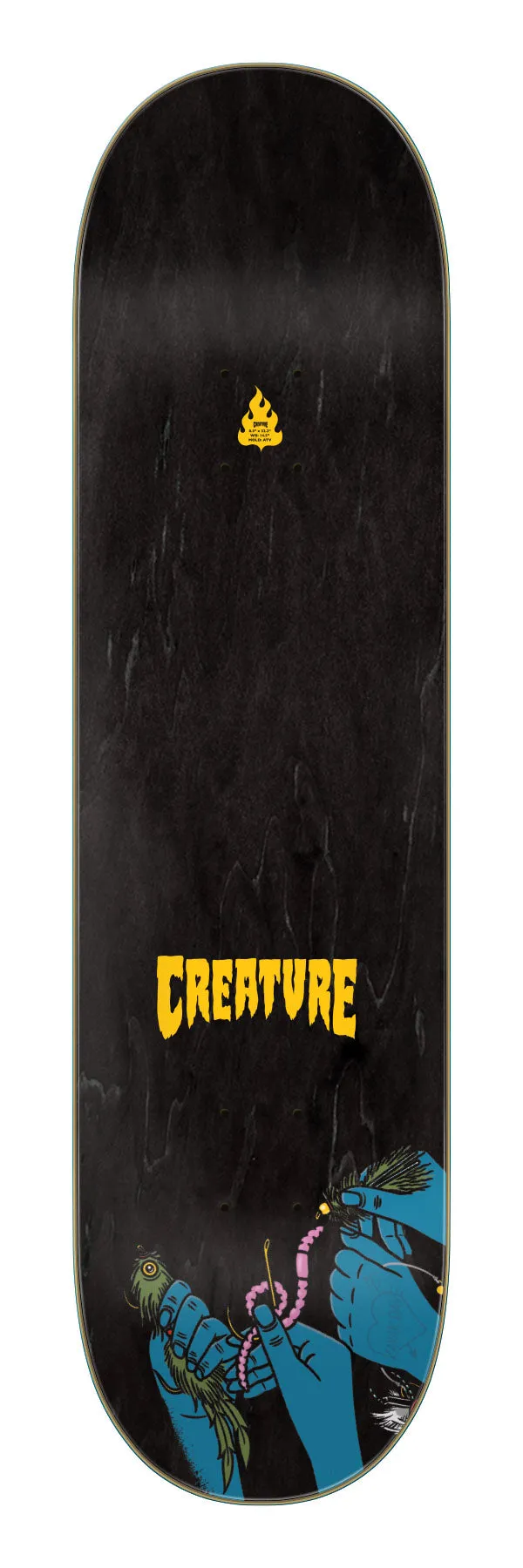 Creature Gravette Nightlife 8.3" Skateboard Deck