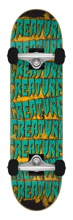 CREATURE LOGO SPILL 7.75" COMPLETE SKATEBOARD