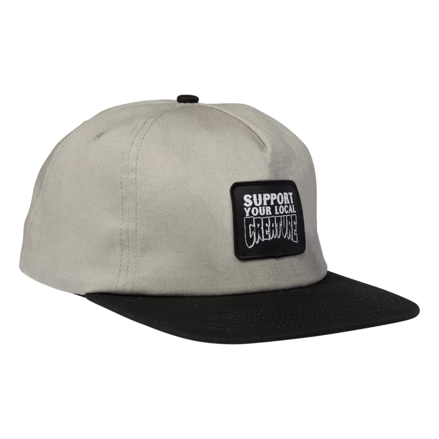 Creature Support Patch Snapback Mid Profile Hat