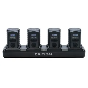 Critical Connect Universal Battery V1 and Quad Dock Bundle - 3.5mm