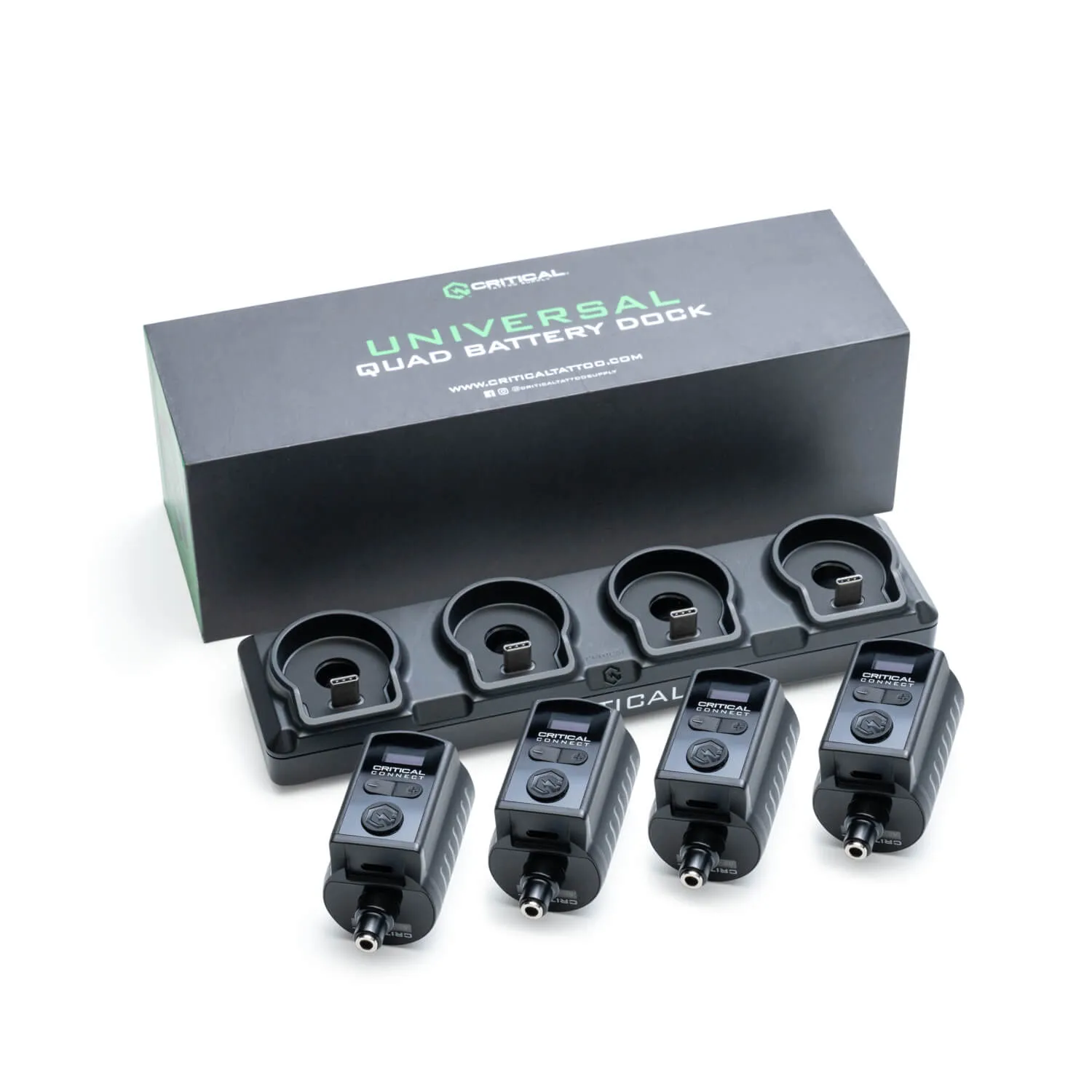 Critical Connect Universal Battery V1 and Quad Dock Bundle - 3.5mm