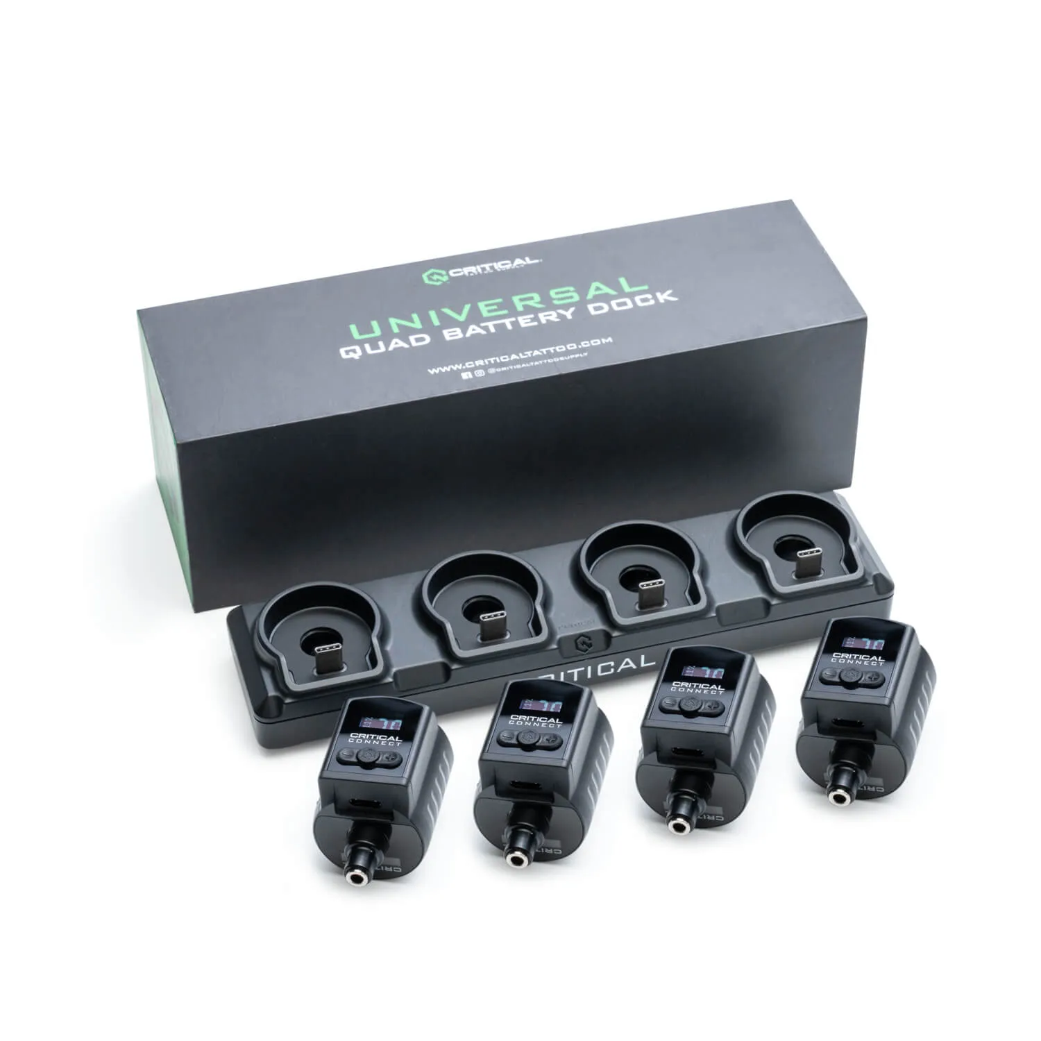 Critical Connect Universal Battery V1 and Quad Dock Bundle - 3.5mm