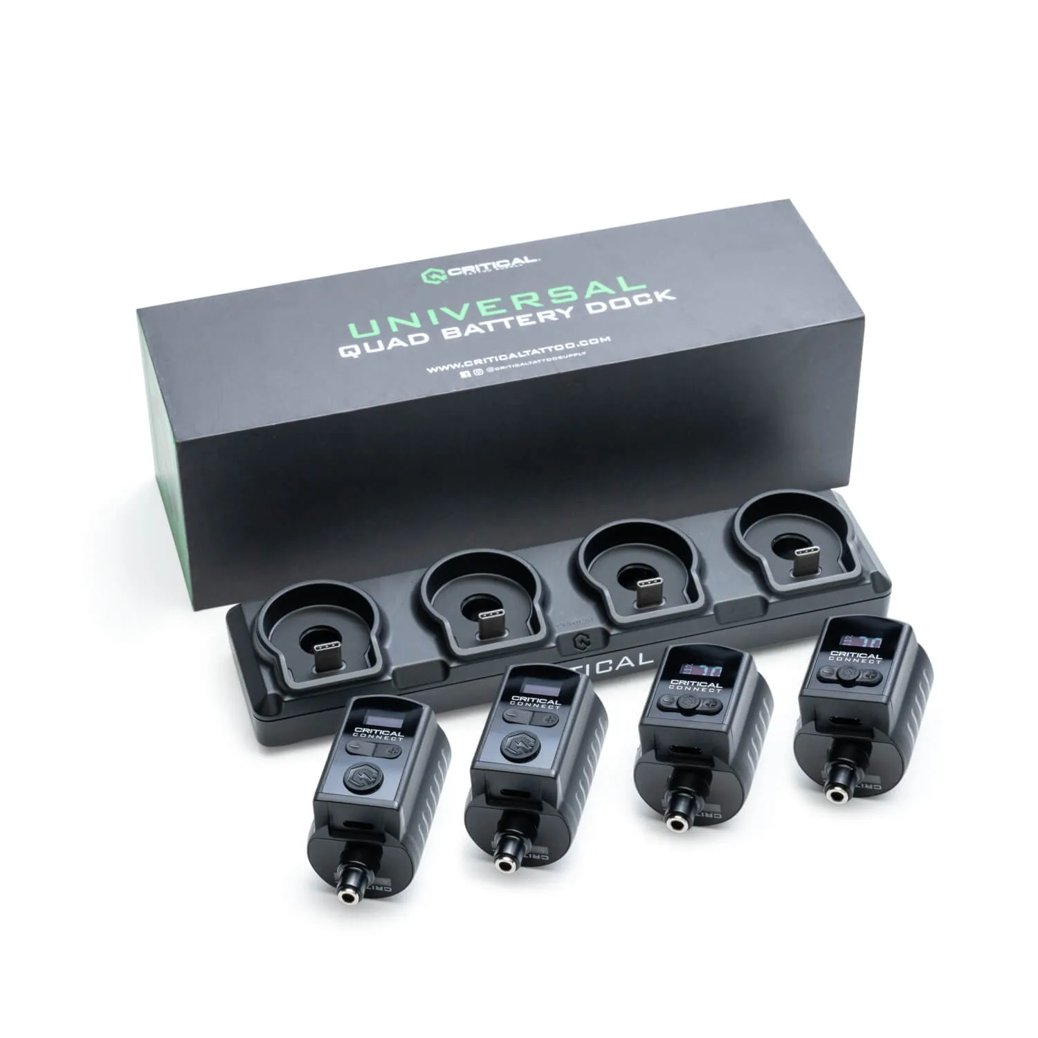 Critical Connect Universal Battery V1 and Quad Dock Bundle - 3.5mm