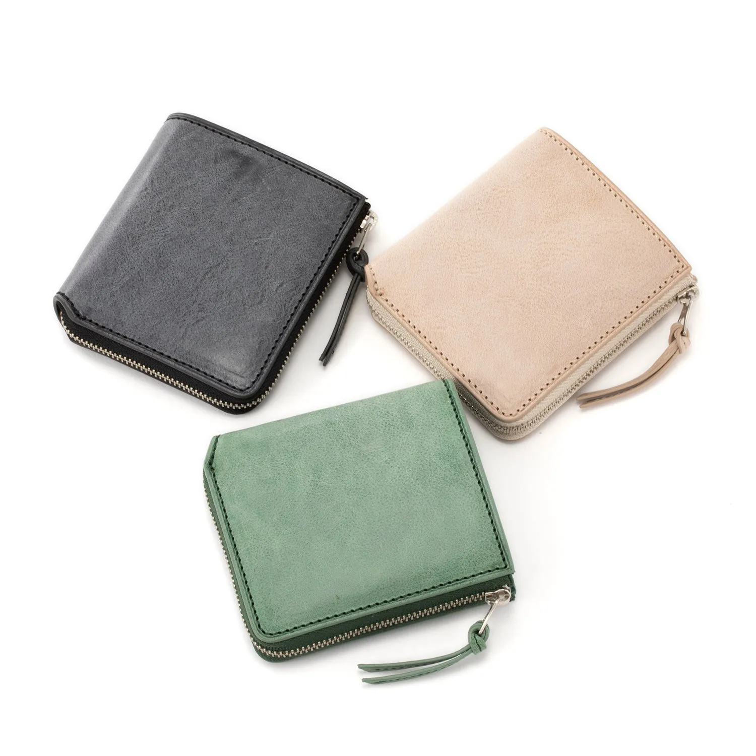 CRONY. | クルニー　Mini Round Zip Wallet