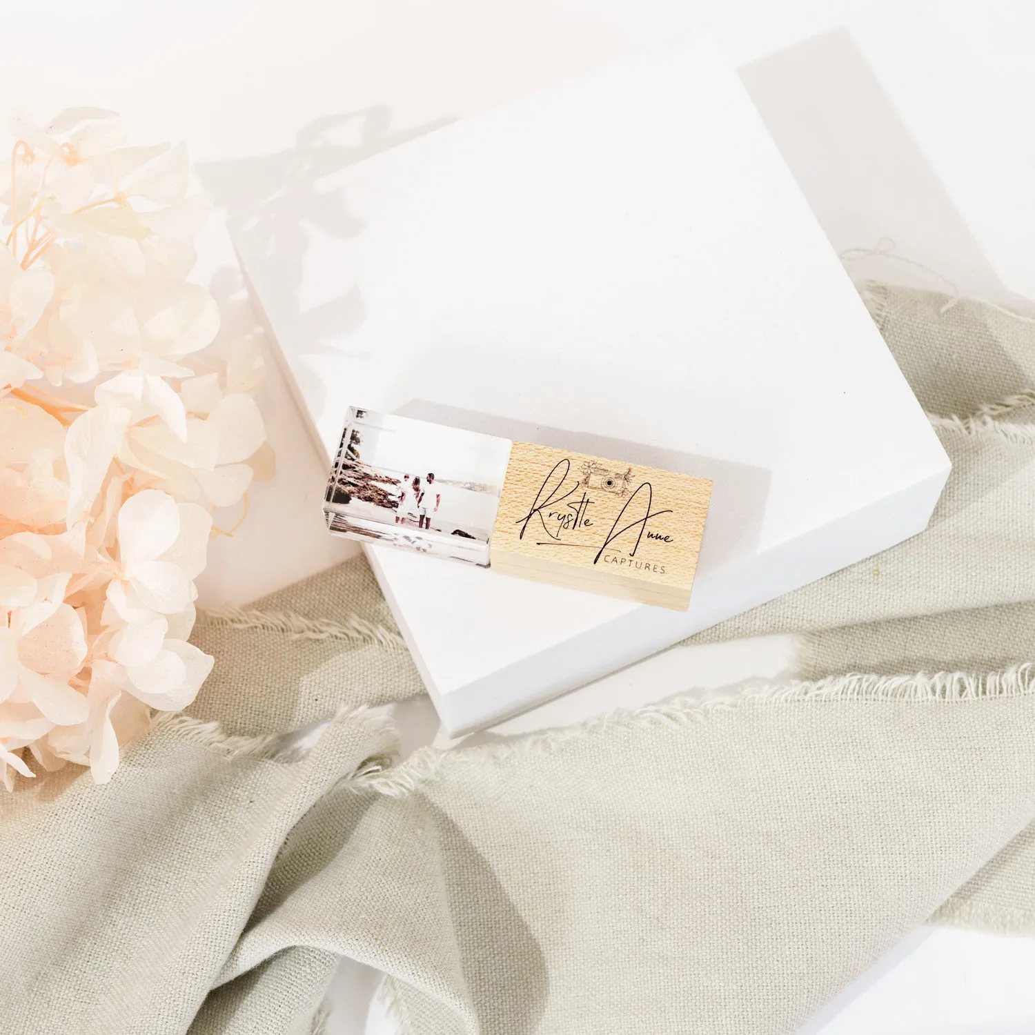 Crystal and Wood USB - Photo Print