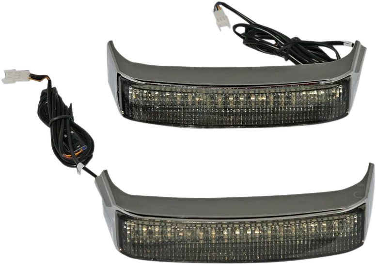 Custom Dynamics CD-SBSEQ-SS8-BR Sequential Bagz Saddlebag Lights - Gloss Black/Red Lens