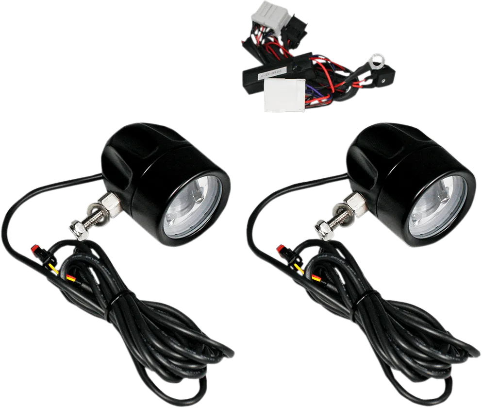 Custom Dynamics PB-FOG-SS8-B LED Halo Fog Lights - Black