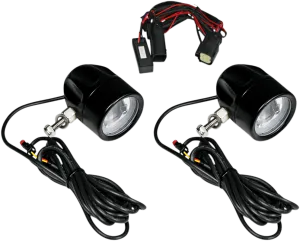 Custom Dynamics PB-FOG-SS8-B LED Halo Fog Lights - Black