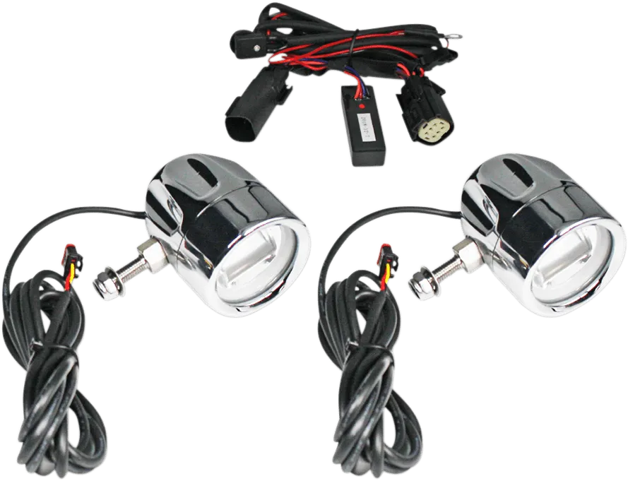 Custom Dynamics PB-FOG-SS8-B LED Halo Fog Lights - Black
