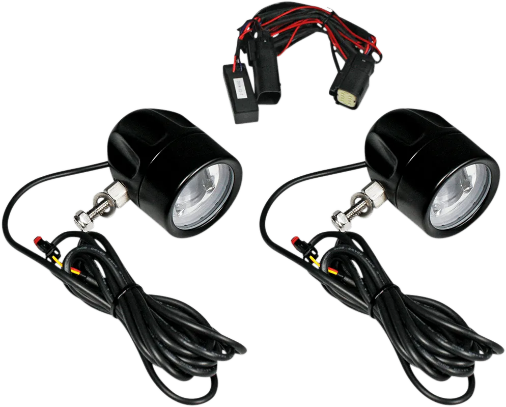 Custom Dynamics PB-FOG-SS8-B LED Halo Fog Lights - Black