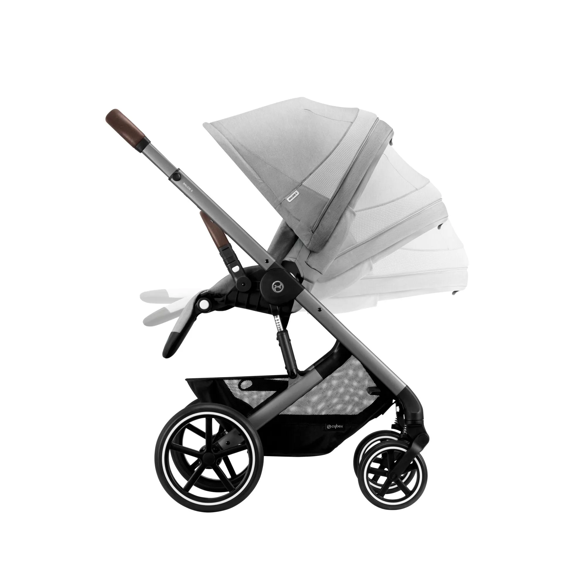 Cybex Balios S Lux Bundle with Cloud G Car Seat & Base - Stone Grey