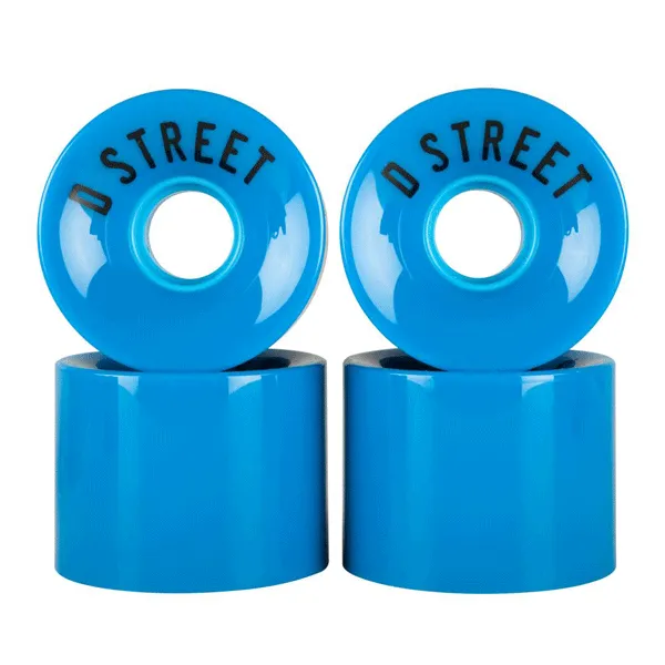 D Street - 59 Cent Skateboard Wheels 59mm 78A - Blue