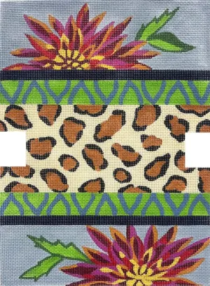 Dahlia/Cheetah Clutch