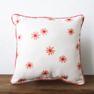 Daisy Pattern Square Pillow