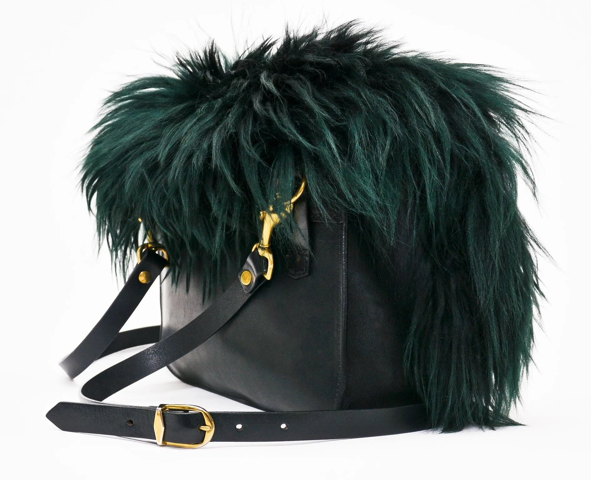 Damascus Emerald Recycled Fur