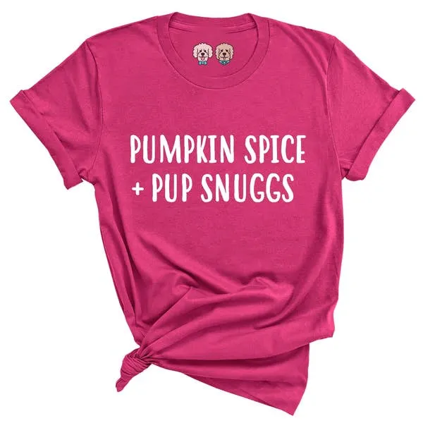 Dapper Dexter Pumpkin Spice   Pup Snuggs T-Shirt