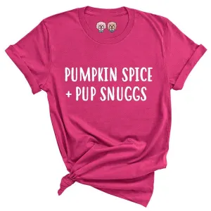 Dapper Dexter Pumpkin Spice   Pup Snuggs T-Shirt