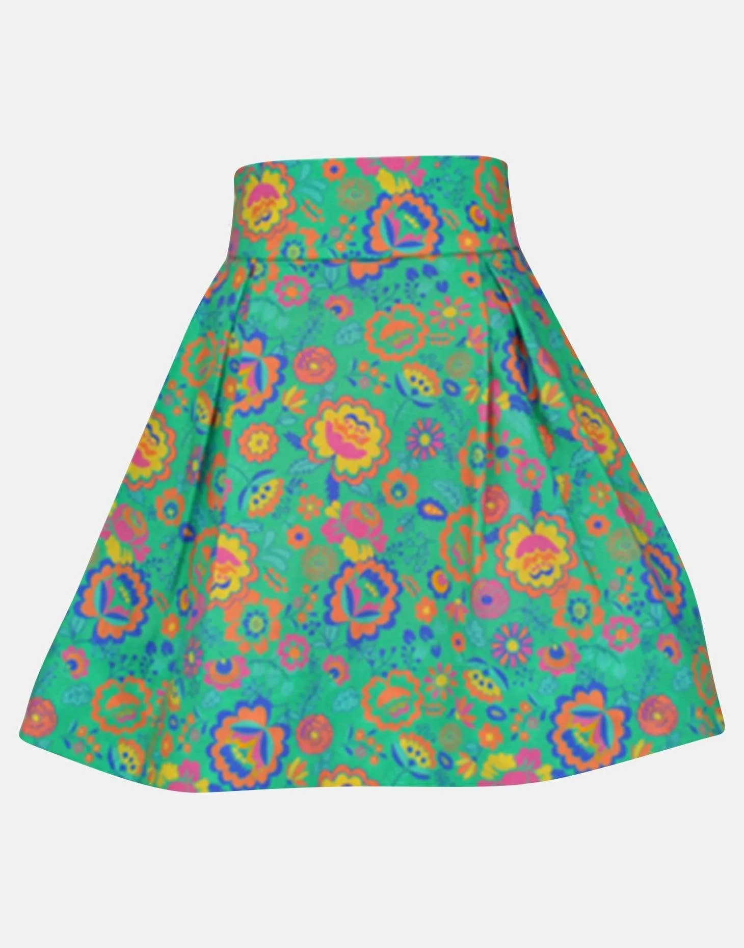 Darcy: Bright floral skirt