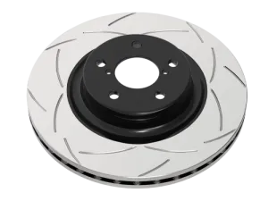 DBA Street T2 Slotted Front Brake Rotors for 2017-2021 Honda Civic Type-R FK8 (Single Rotor)