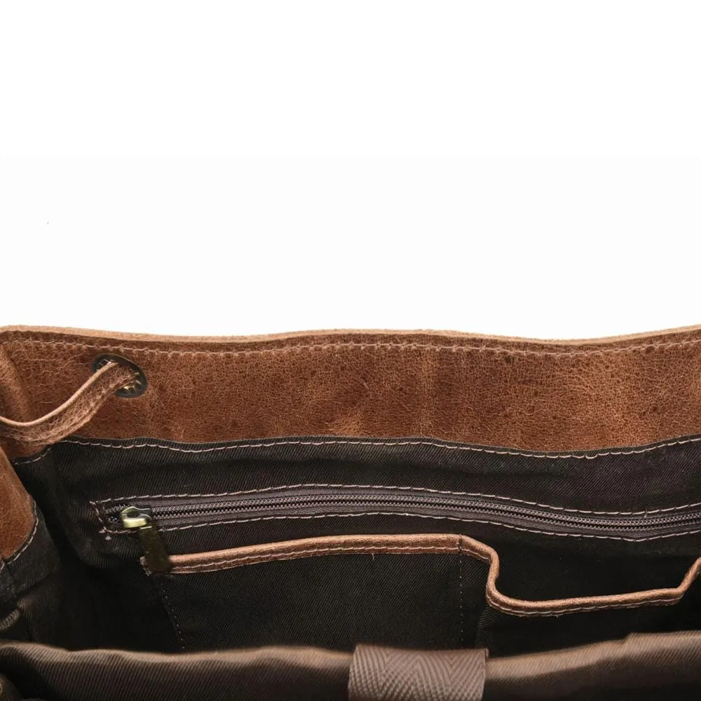 Deana Handcrafted Leather Backpack