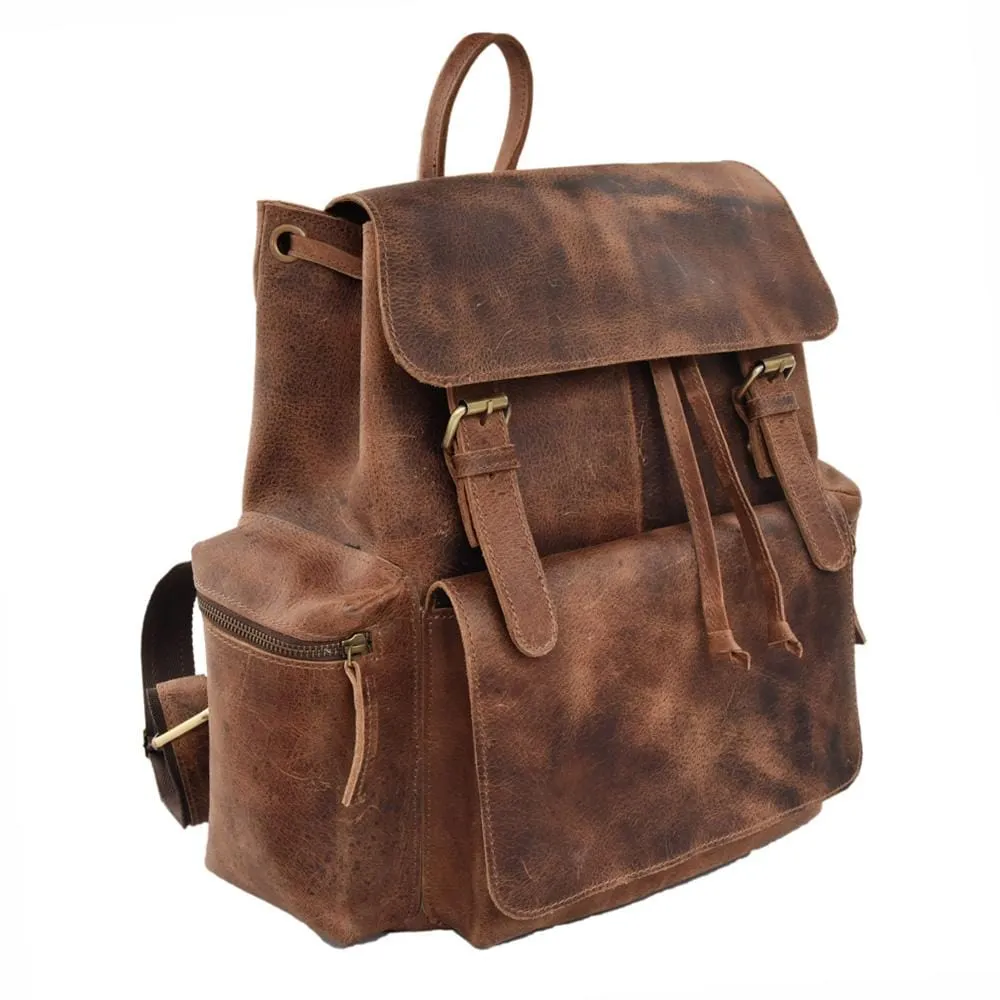 Deana Handcrafted Leather Backpack