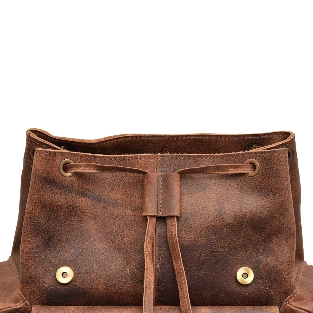 Deana Handcrafted Leather Backpack