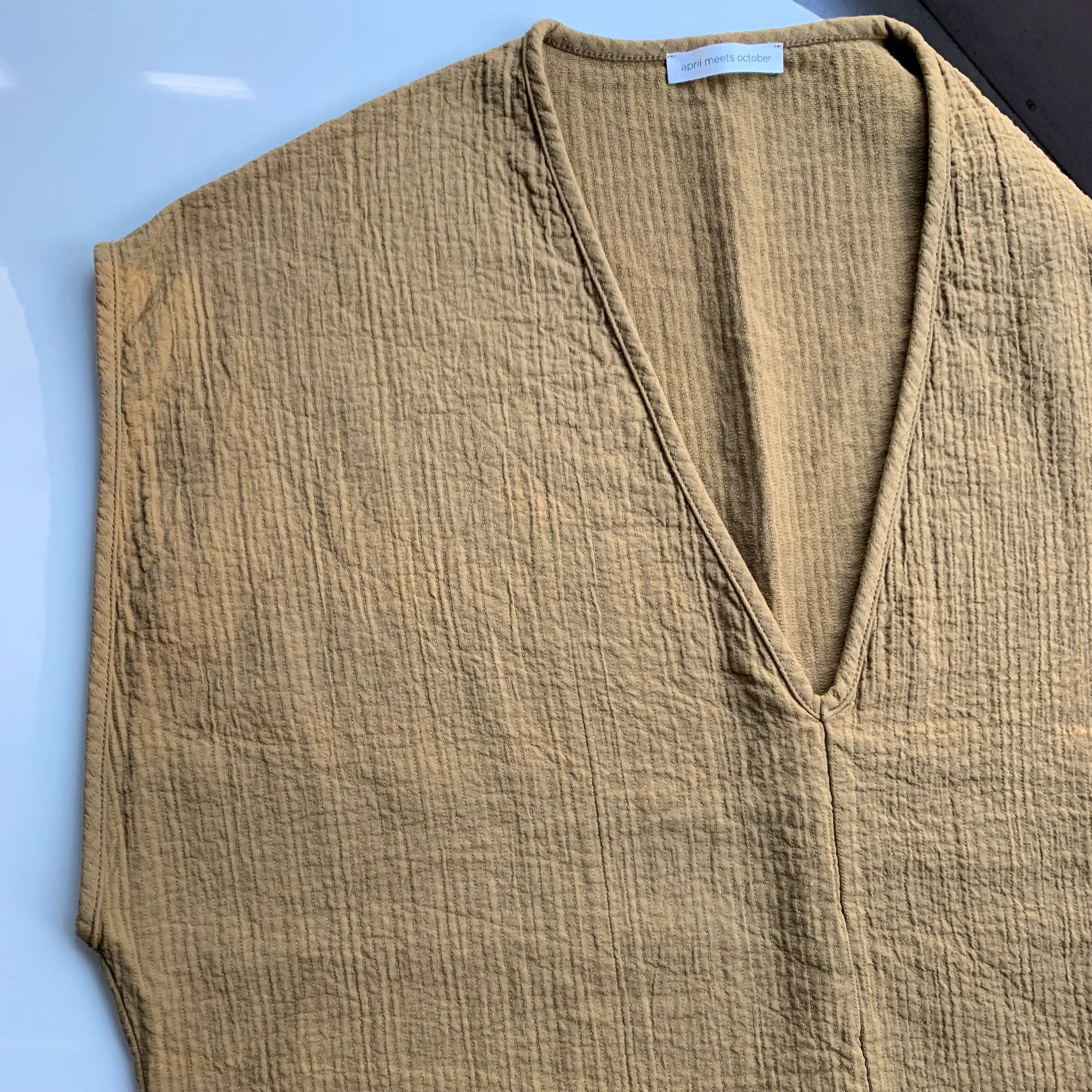 December Easy Peasy Vest Olive