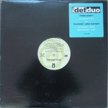 Def Duo, The - Parlayin' / Flowin' Like Water Vinyl LP Record *USED 1992 RELEASE*