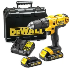 DEWALT 18V HAMMER DRILL  2X 1.5AH BATT