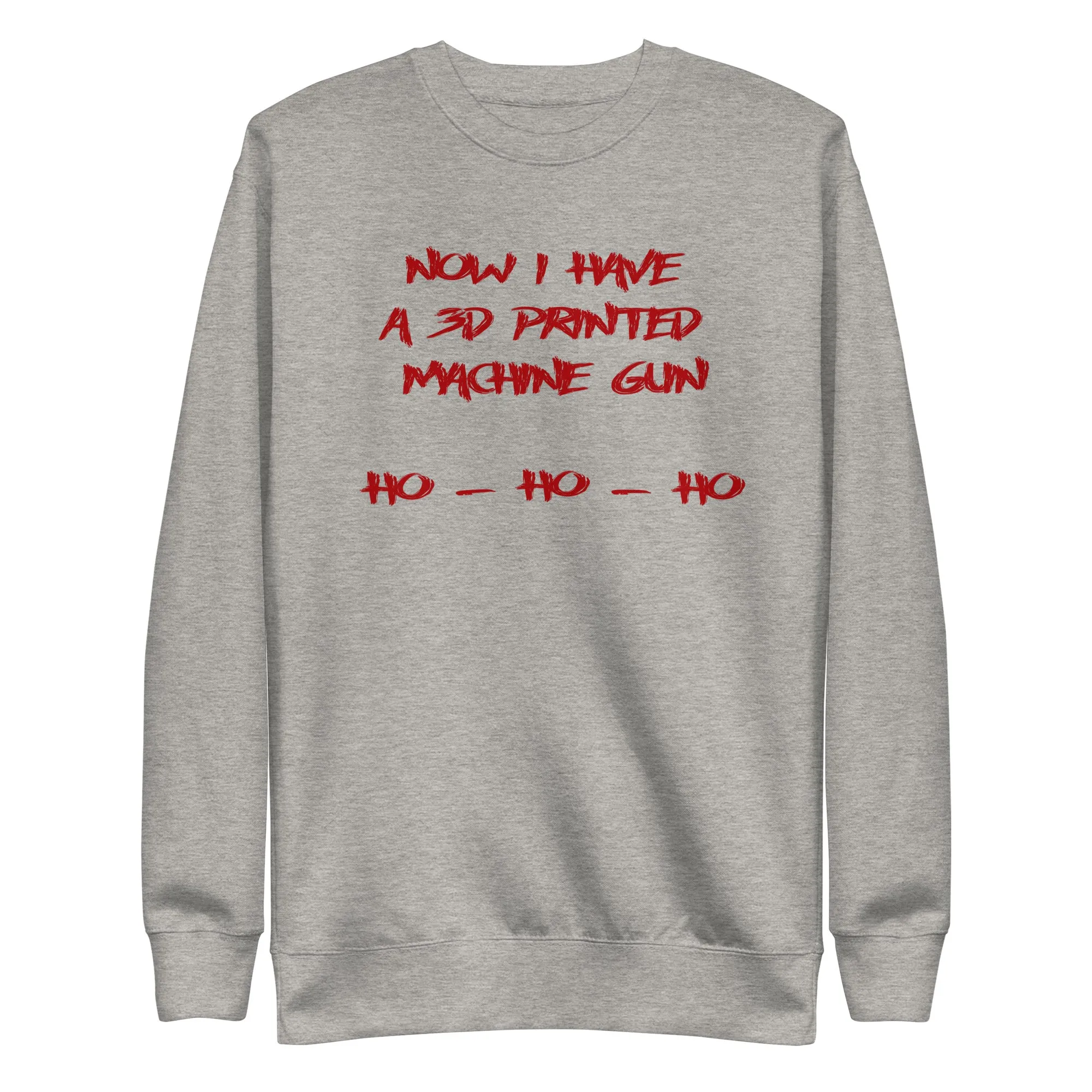 Die Hard Christmas 3D Printed Gun Women's Sweatshirt