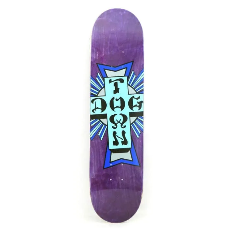 Dogtown Skateboards Street Cross Logo Deck - 8.5" (Assorted Colours & Stains)
