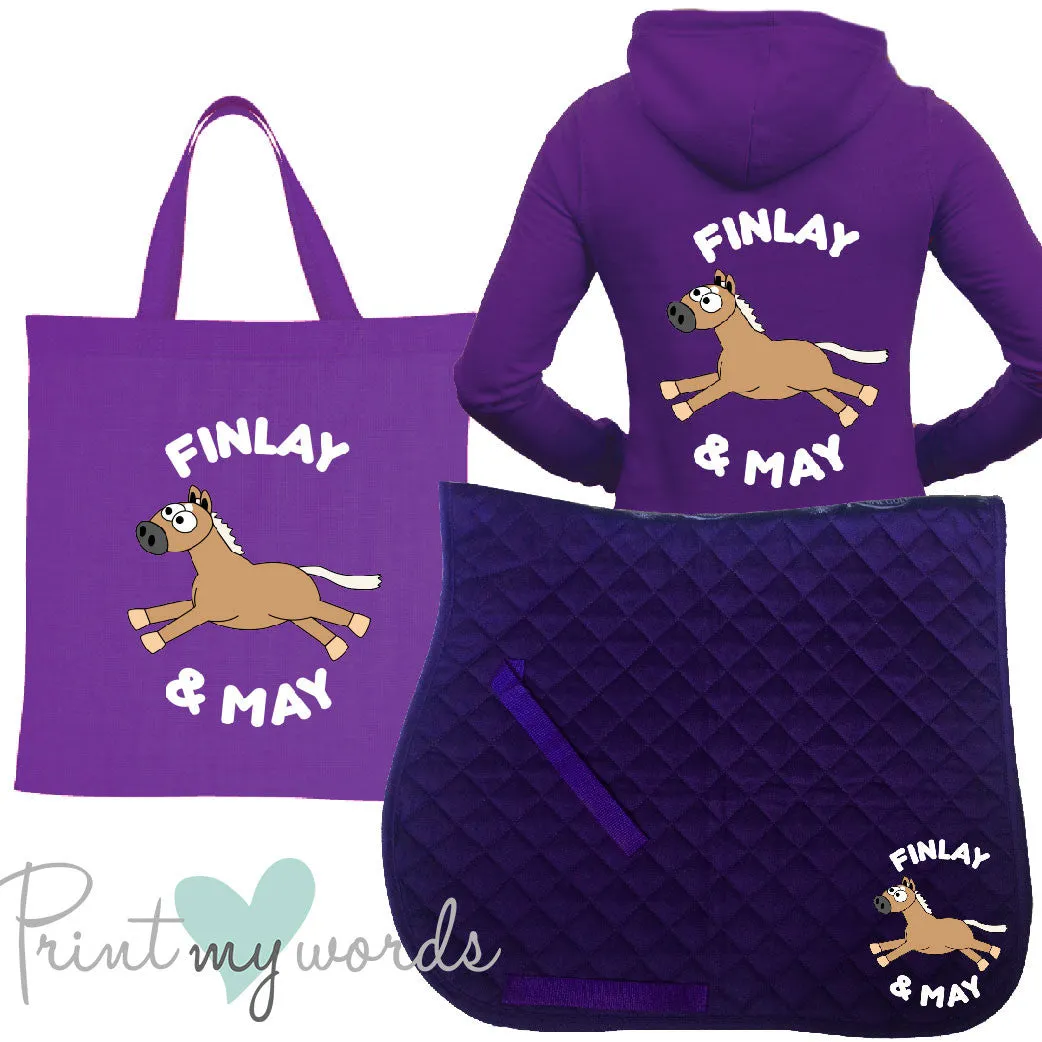 'Dolly' Children's Personalised Matching Equestrian Set - Plodders Design