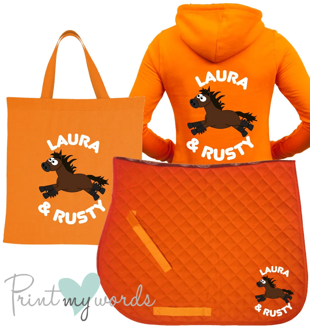 'Dolly' Ladies Personalised Matching Equestrian Set - Plodders Design