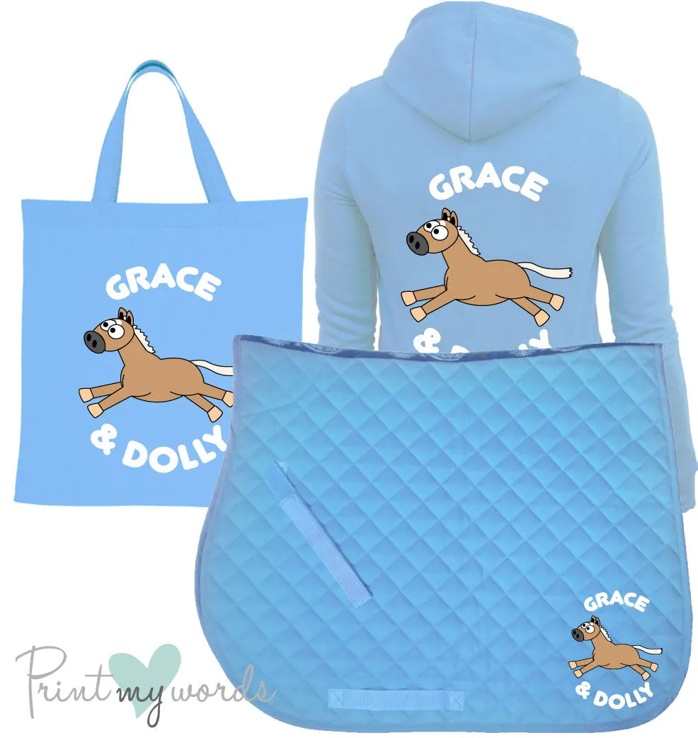 'Dolly' Ladies Personalised Matching Equestrian Set - Plodders Design