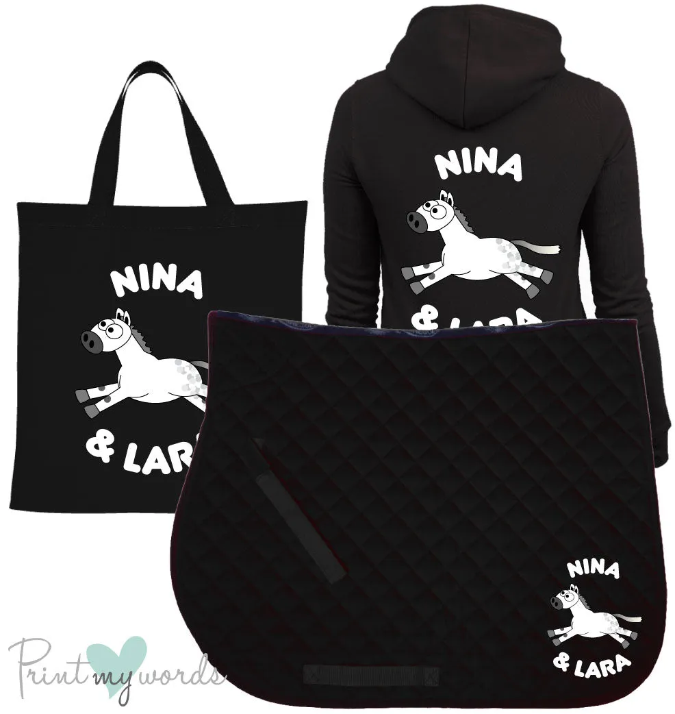 'Dolly' Ladies Personalised Matching Equestrian Set - Plodders Design