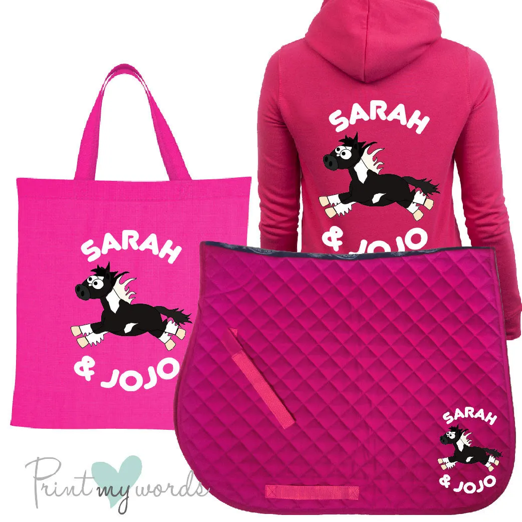 'Dolly' Ladies Personalised Matching Equestrian Set - Plodders Design