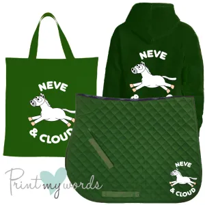 'Dolly' Ladies Personalised Matching Equestrian Set - Plodders Design