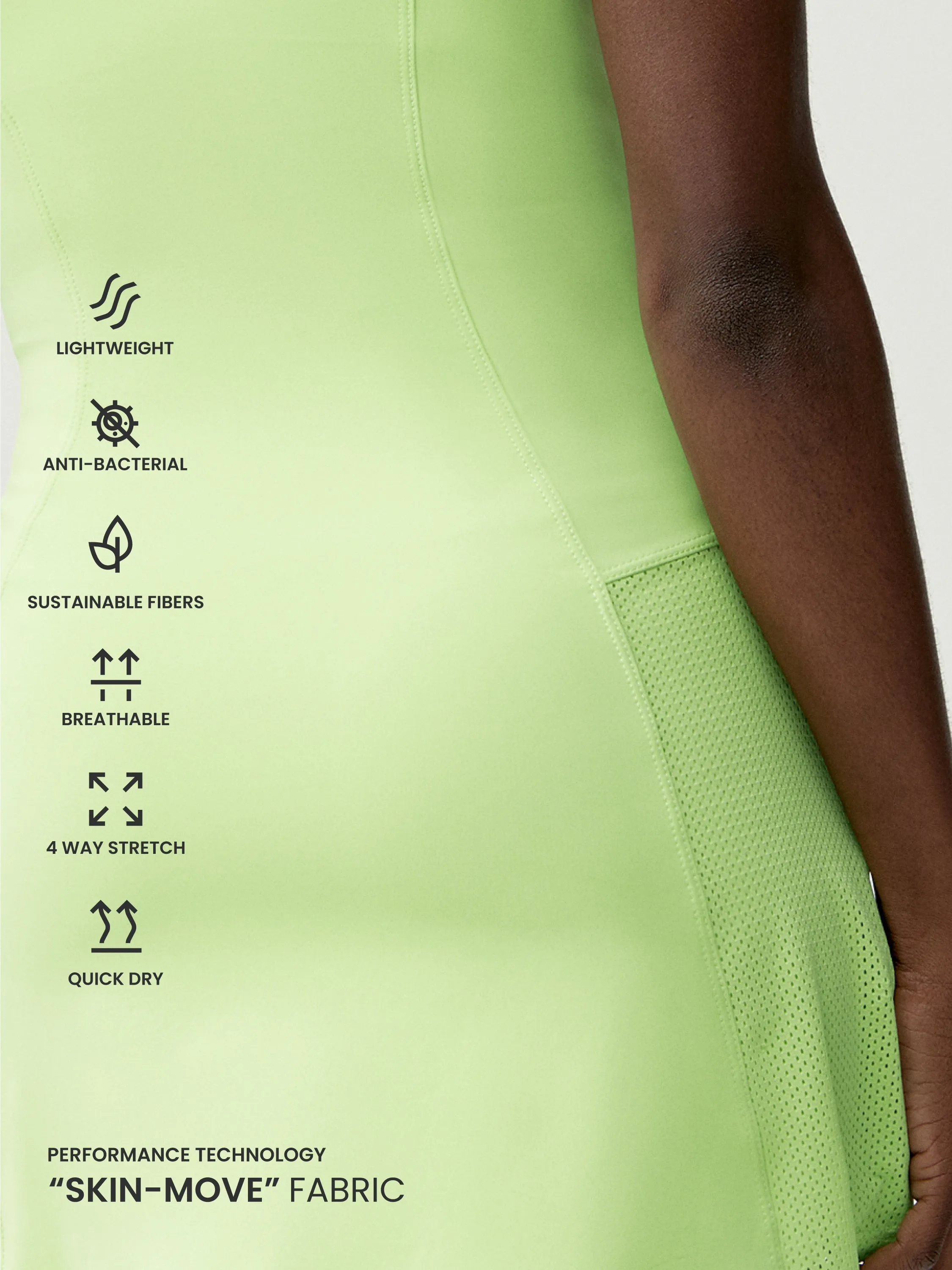 Dress Volea Lime Bright