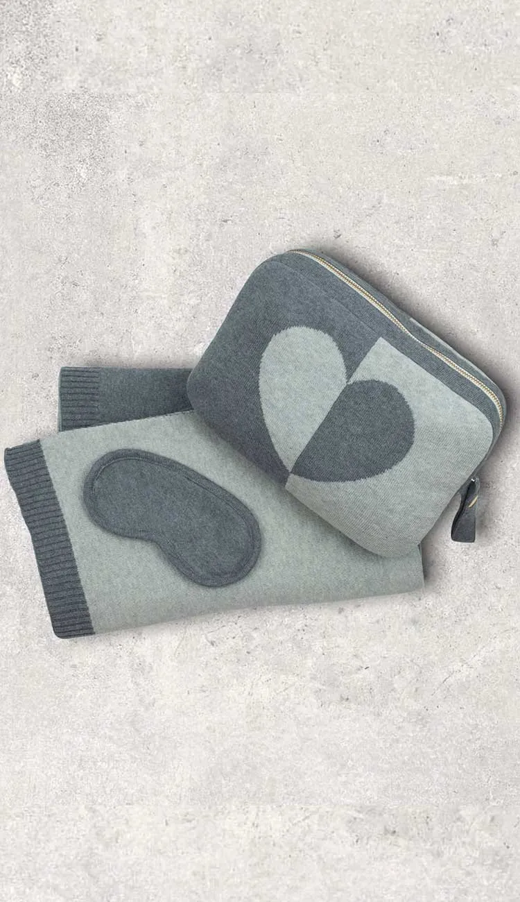 Dual Hearty Heart Grey
