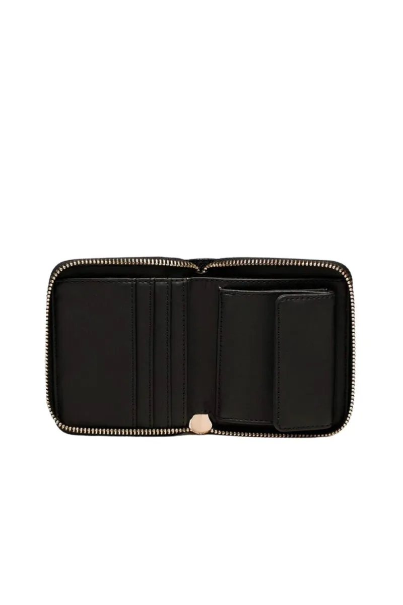 Eco Alexie Slg Sml Zip Around - Black
