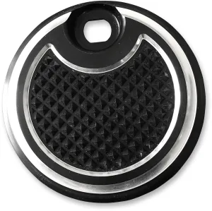 Eddie Trotta Designs TC-104B Fuel Door - Cross Cut - Black