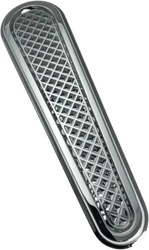 Eddie Trotta Designs TC-108 Dash Panel Insert - Cross Cut - Chrome