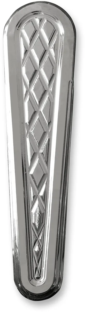 Eddie Trotta Designs TC-108 Dash Panel Insert - Cross Cut - Chrome