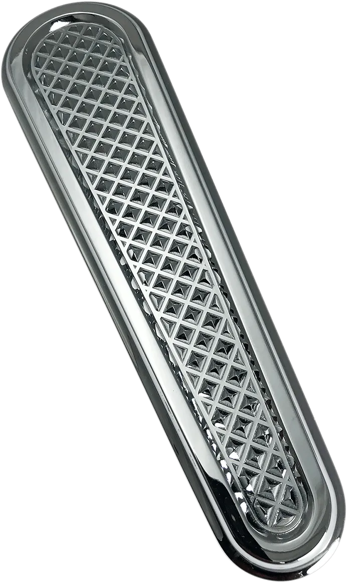 Eddie Trotta Designs TC-108 Dash Panel Insert - Cross Cut - Chrome