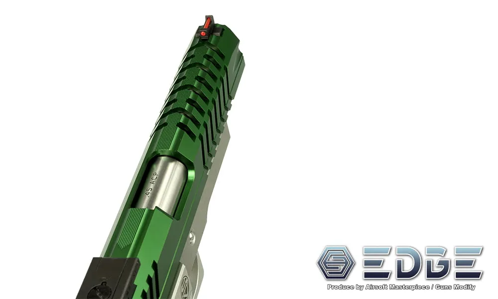 EDGE Custom “MAX” Aluminum Standard Slide for Hi-CAPA/1911 (Orange)