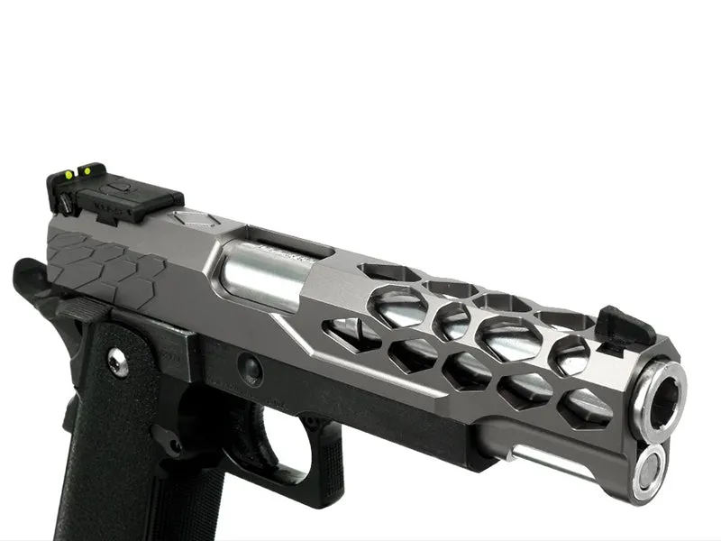 EDGE "SHIELD" Aluminum Standard Slide for Hi-CAPA/1911 (Silver)