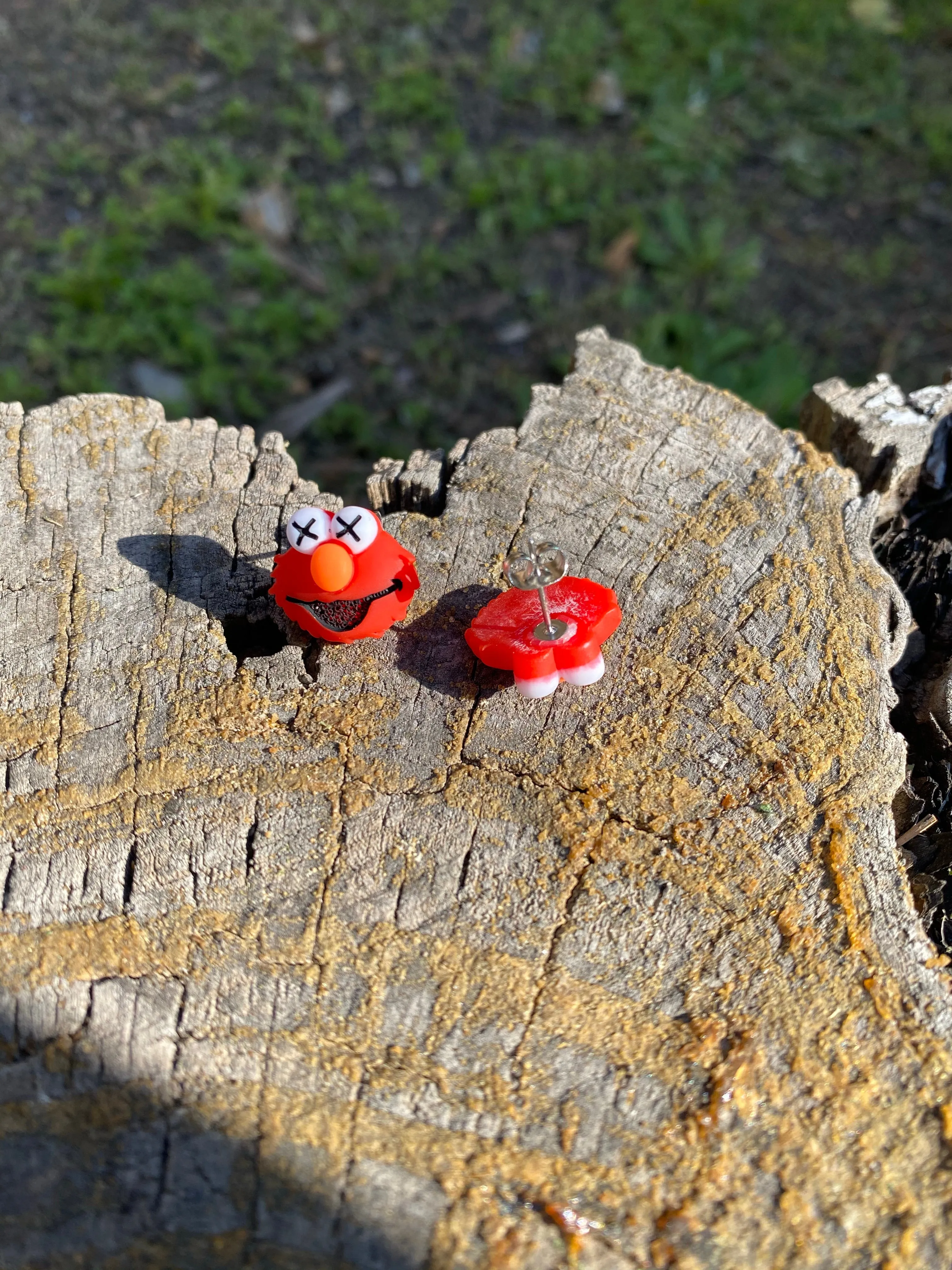 Elmo studs Sesame Street Earrings Gift