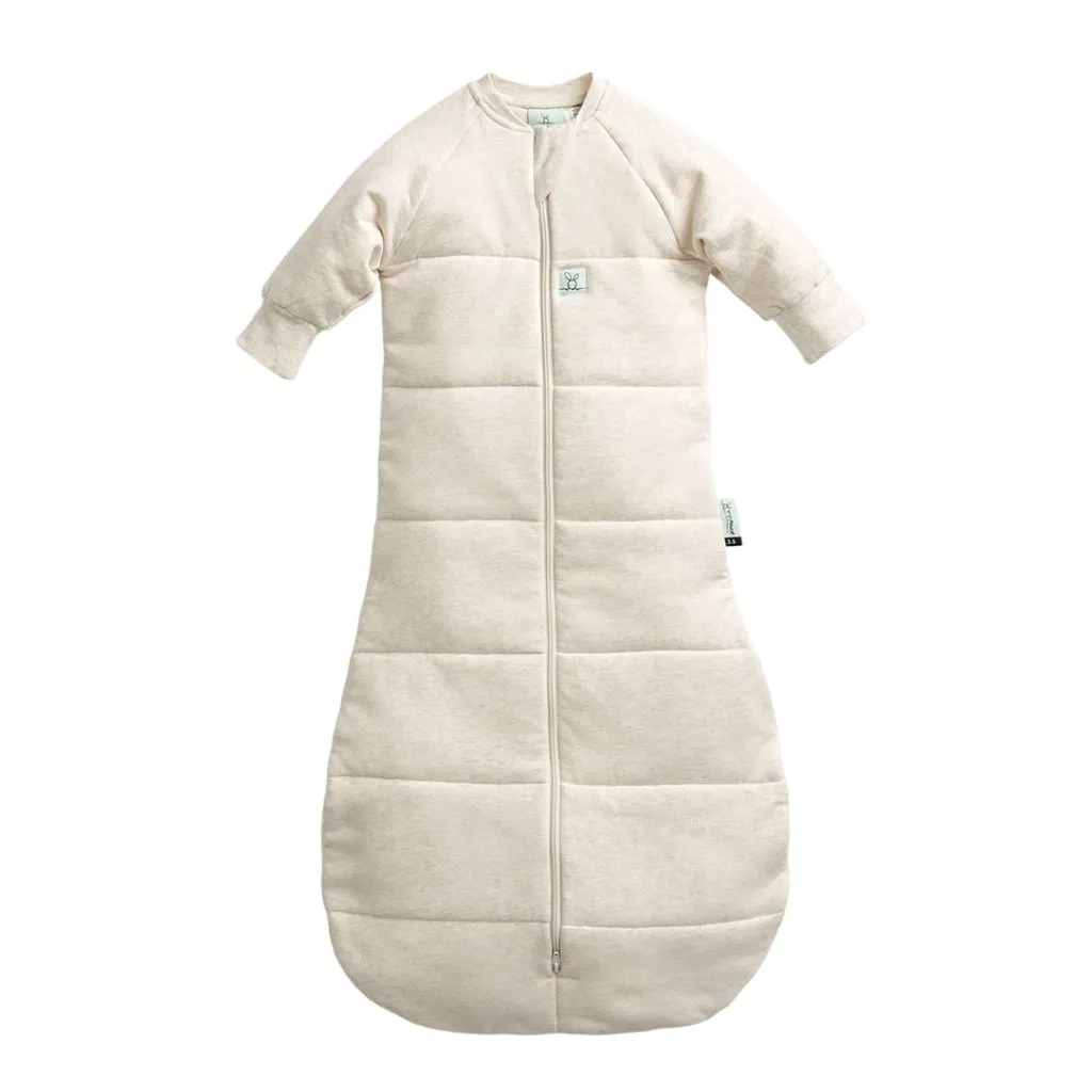 ERGOPOUCH - Winter Long Sleeved Jersey Sleeping Bag - Oatmeal Marle 2.5TOG - Oatmeal Marle