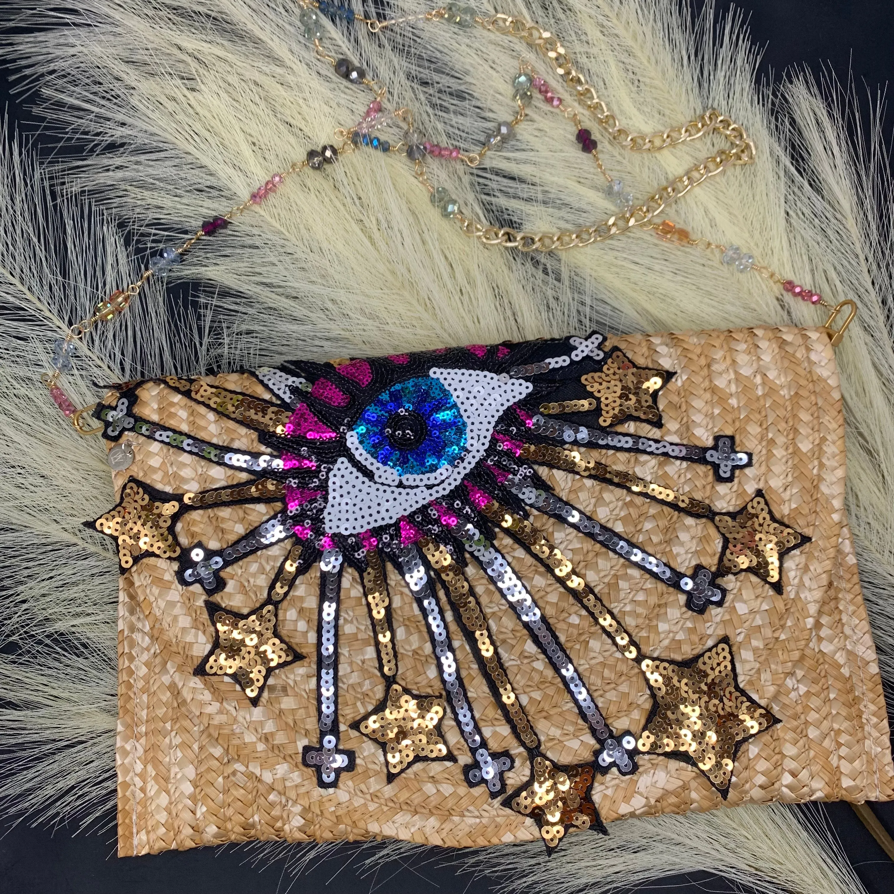 Erika Williner Designs - Evil Eye Explosion Clutch