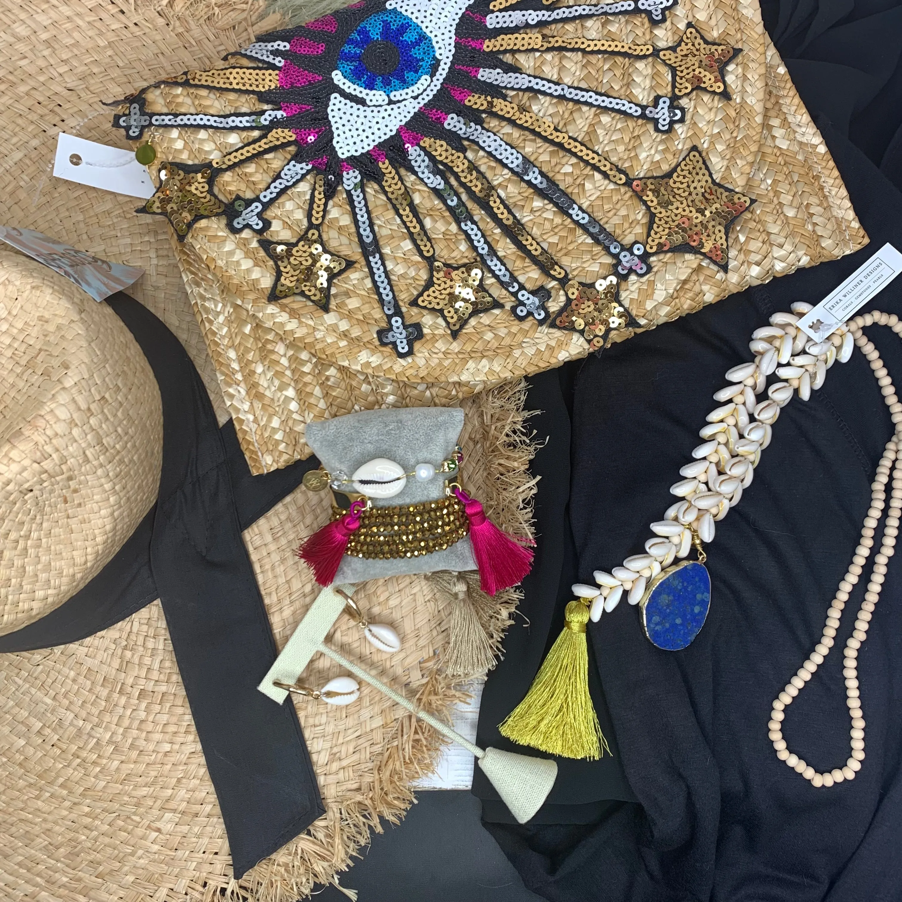 Erika Williner Designs - Evil Eye Explosion Clutch